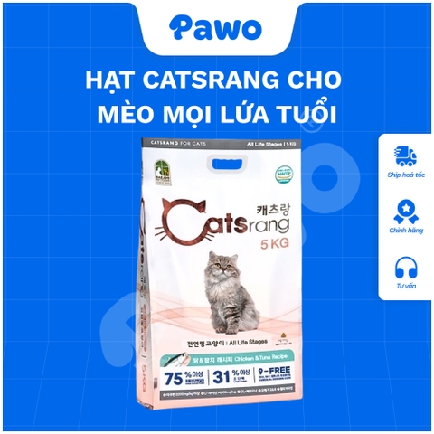 Thức Ăn Hạt Cho Mèo Mọi Lứa Cat Tuổi Catsrang  PAWO
