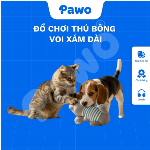 Đồ chơi thú bông - Voi xám dài - PAWO