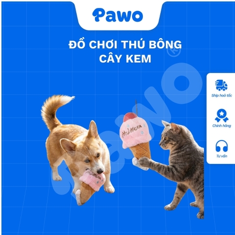 Đồ chơi thú bông cây kem cho thú cưng - PAWO