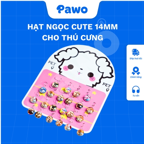 Hạt ngọc cute 14mm- PAWO