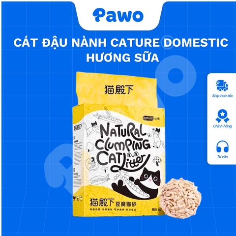 Cát đậu nành Cature Domestic hương sữa 6L PAWO