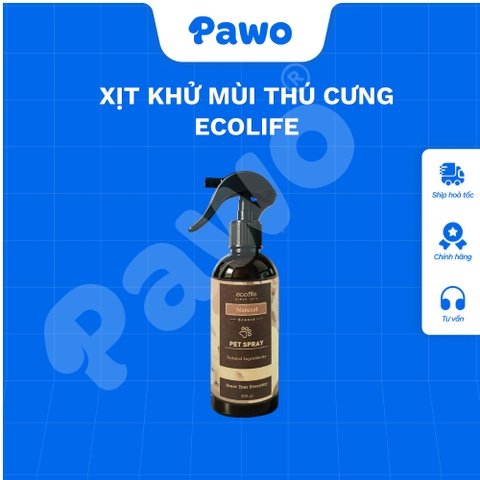 Xịt thơm, kháng khuẩn khu vực và đồ dùng thú cưng EcoLife - PAWO