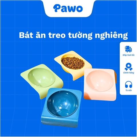 Bát ăn treo tường nghiêng | PAWO
