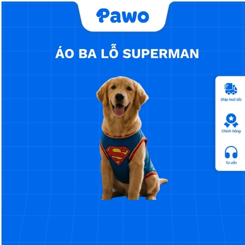 Áo ba lỗ superman PAWO