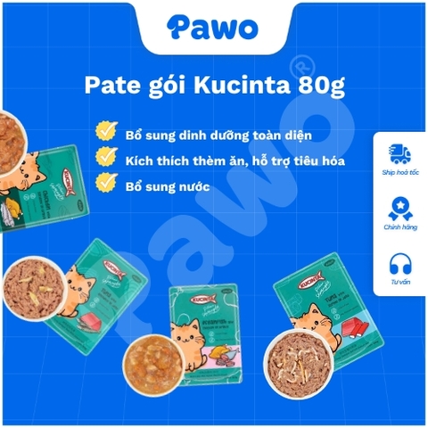 Pate gói Kucinta 80g | PAWO