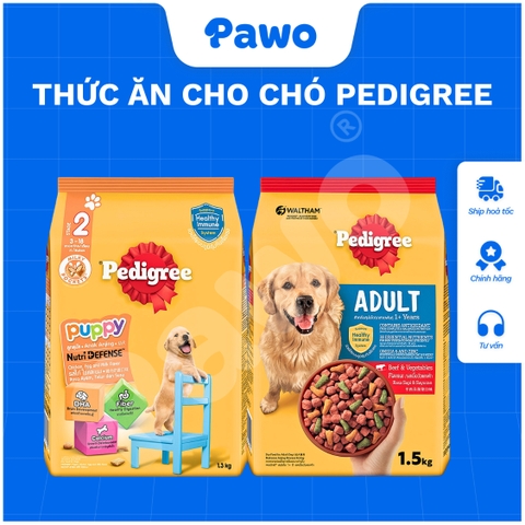 Hạt Pedigree Chó Con 1.3kg PAWO