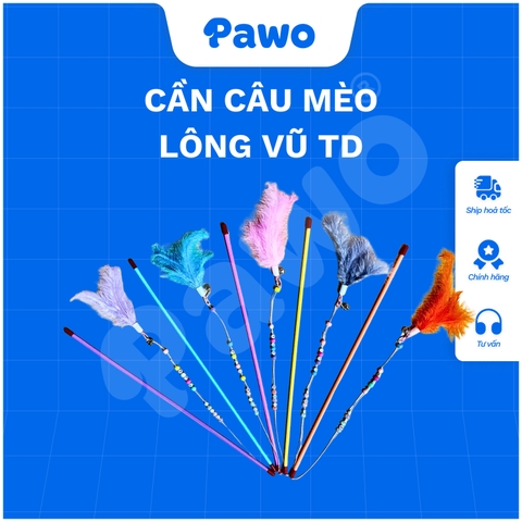 Cần câu mèo lông vũ TD