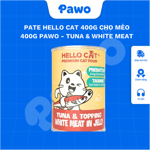 Pate Hello Cat 400g Cho Mèo 400g PAWO