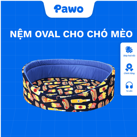 Nệm Oval Cho Chó Mèo PAWO