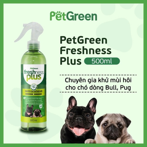 Xịt khử mùi Pet Green Cho Bull Pug, Chó Mèo, Thú Cưng - PAWO