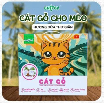 Cát Gỗ Catfee Hương Dừa 9L PAWO