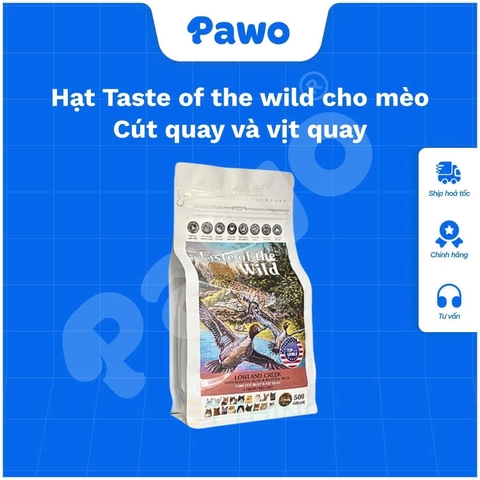Hạt Taste of the wild cho mèo túi 500g | PAWO
