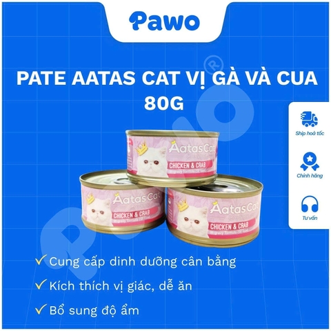 Pate Aatas Cat 80g | PAWO