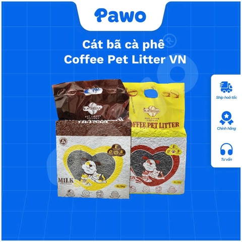 Cát bã cà phê Coffee Pet Litter VN 8L/3kg | PAWO