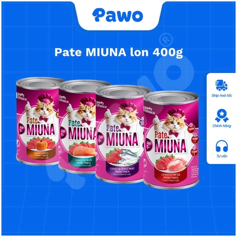 Pate MIUNA lon 400g | PAWO