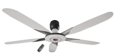 Quạt trần 1500 điều khiển từ xa - cánh nhôm