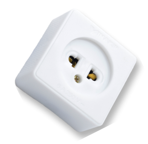 Ổ cắm đơn đa năng 6A 250V