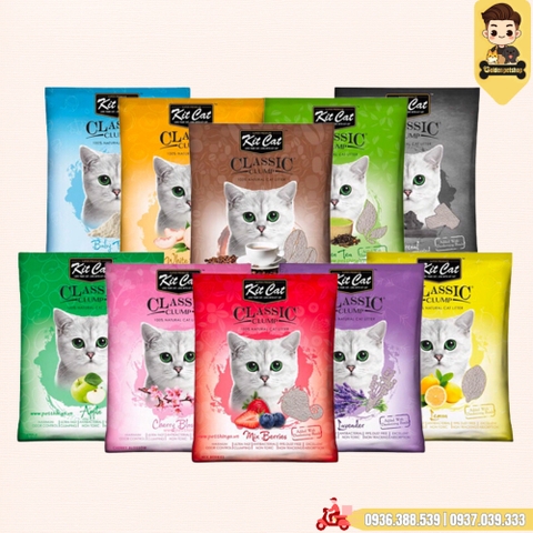 Cát vệ sinh cho mèo - Cát đất sét Kitcat 7Kg/10L