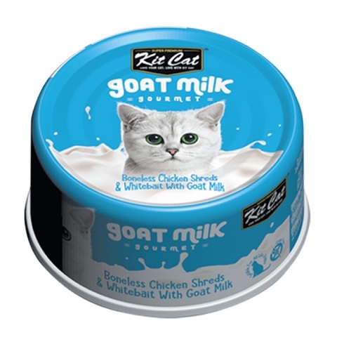 Pate sữa dê kitcat cho mèo lon 70g