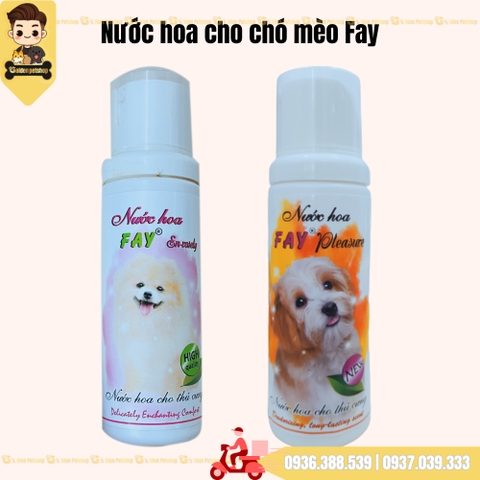 Nước hoa cho chó mèo Fay - Chai 90ml