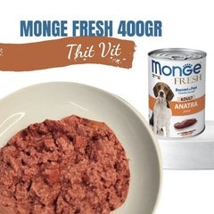 Pate Monge cho chó Lon 400g
