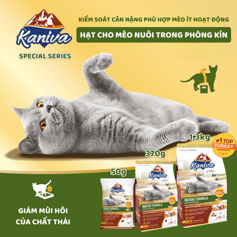 Thức ăn hạt dành cho mèo Kaniva mèo nuôi trong nhà - Indoor Formula