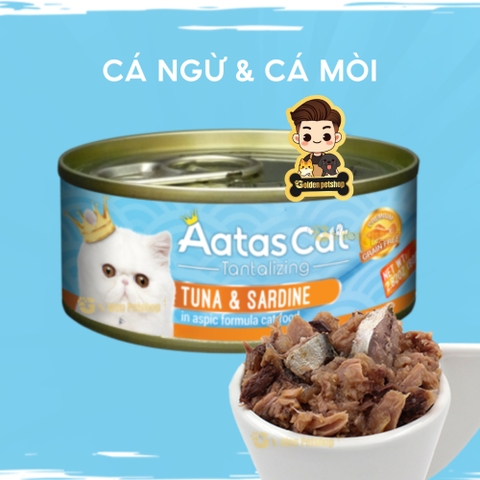 Pate cho mèo Aatas dành cho mọi lứa tuổi - lon 80g