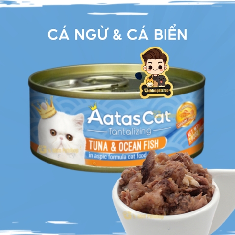Pate cho mèo Aatas dành cho mọi lứa tuổi - lon 80g