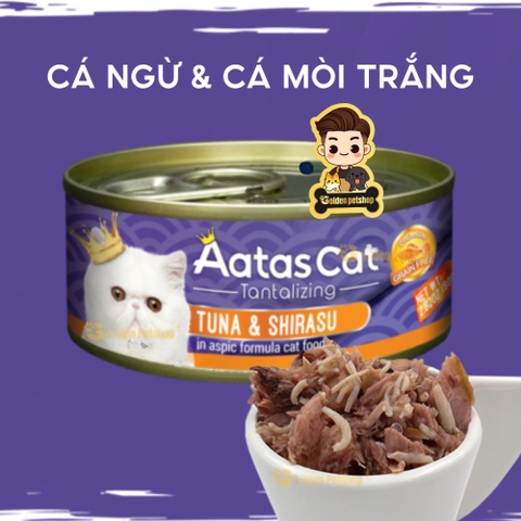 Pate cho mèo Aatas dành cho mọi lứa tuổi - lon 80g