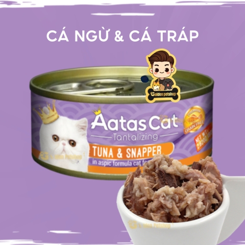Pate cho mèo Aatas dành cho mọi lứa tuổi - lon 80g