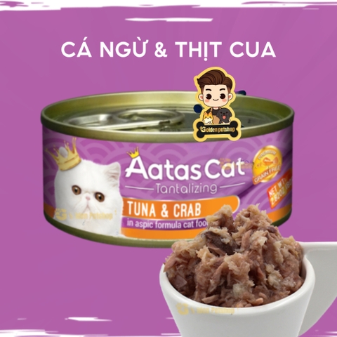 Pate cho mèo Aatas dành cho mọi lứa tuổi - lon 80g
