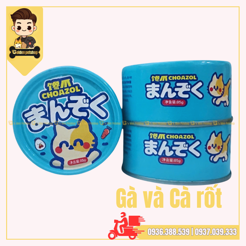 Pate giá sinh rẻ cho chó mèo Lon 85g đồng giá 9K