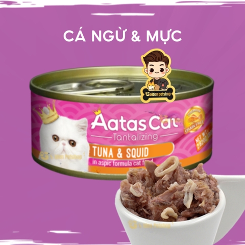 Pate cho mèo Aatas dành cho mọi lứa tuổi - lon 80g