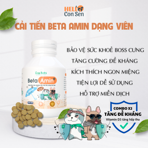 Beta Amin+ tăng đề kháng cho chó mèo - dạng viên