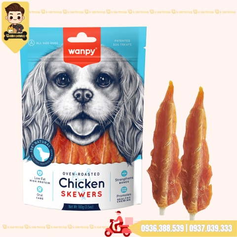 Bánh thưởng cho chó Snack Wanpy - gói 100g
