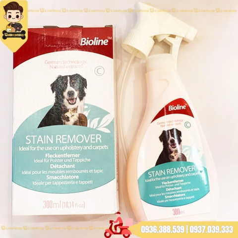 Xịt khử mùi diệt khuẩn cho chó mèo Bioline - Chai 500ml