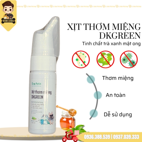 Xịt vệ sinh răng miệng cho chó mèo DKGreen