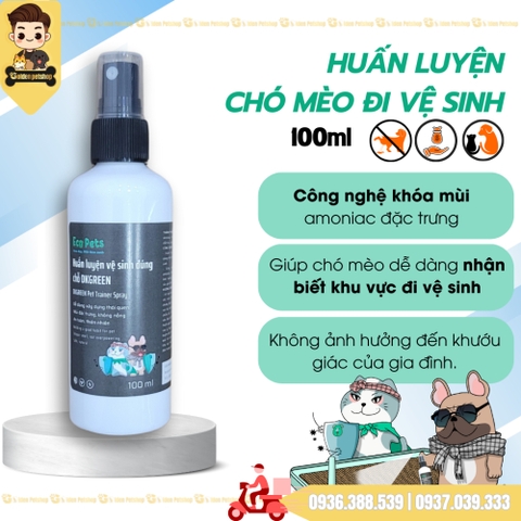 Xịt hướng dẫn đi vệ sinh đúng chỗ cho chó DKGreen