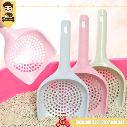 Xẻng xúc cát mèo -  Xẻng dọn cát mèo - Nhiều loại