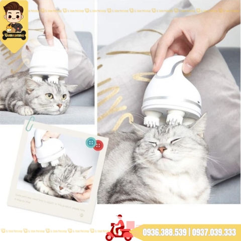 Máy massage thư giãn đầu óc cho Sen và thú cưng