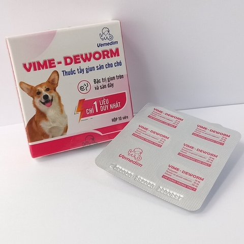 Thuốc xổ giun dành cho chó Vime Deworm viên