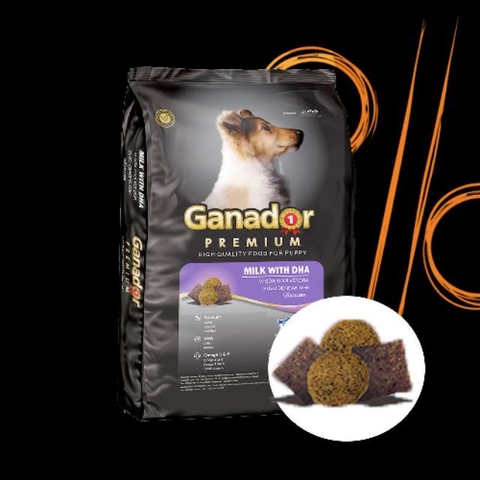 Thức ăn cho chó con Sữa & DHA - Ganador Premium