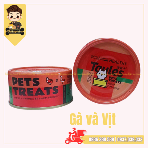 Pate giá sinh rẻ cho chó mèo Lon 85g đồng giá 9K