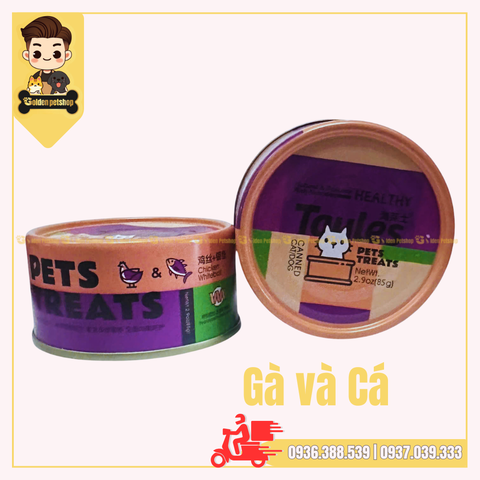 Pate giá sinh rẻ cho chó mèo Lon 85g đồng giá 9K