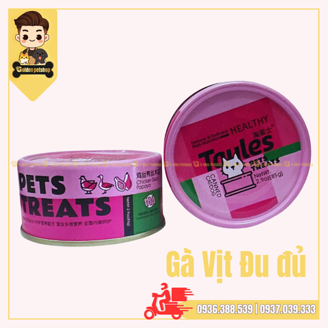 Pate giá sinh rẻ cho chó mèo Lon 85g đồng giá 9K