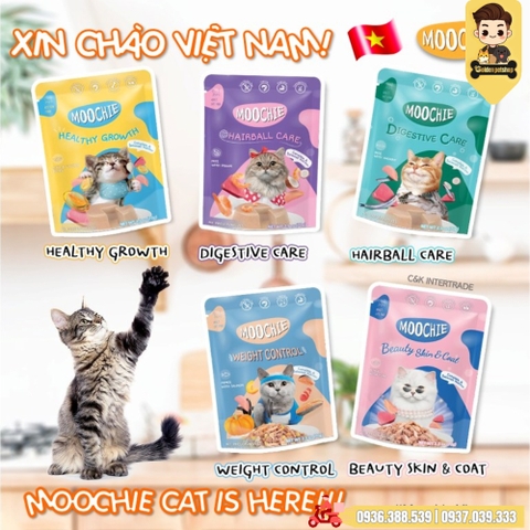 Pate cho mèo Moochie - gói 70g