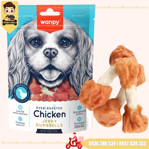 Bánh thưởng cho chó Snack Wanpy - gói 100g