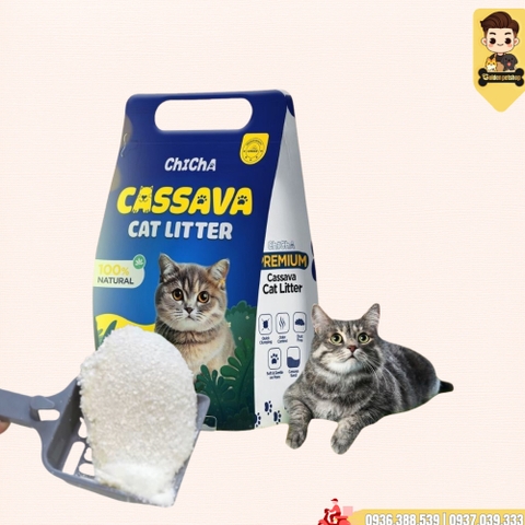 Cát vệ sinh cho mèo - Cát sắn dây Cassava cat litter