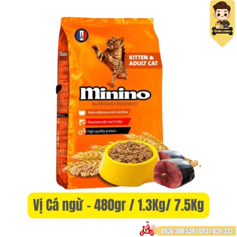Thức ăn hạt cho mèo mọi lứa tuổi Minino