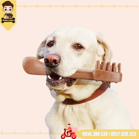 Xương sữa siêu to Yaho bàn chải gặm sạch răng - gói 1 cây 162g